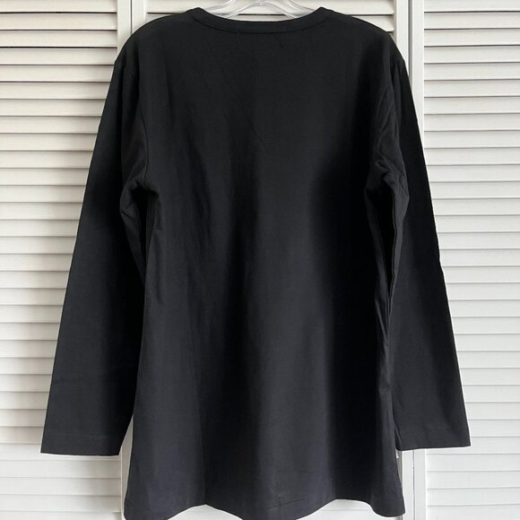 NEW with tags Comme des Garcons Play long sleeve t shirt Black men’s XL - Picture 5 of 8